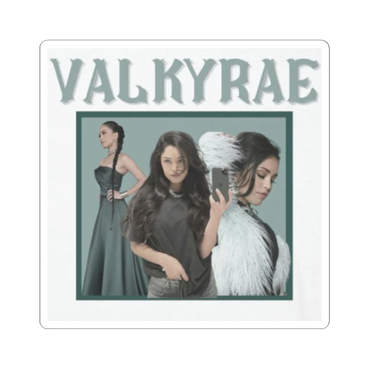 Valkyrae Portrait Sticker | Gamer Streamer Vinyl Kiss-Cut | Valkyrae