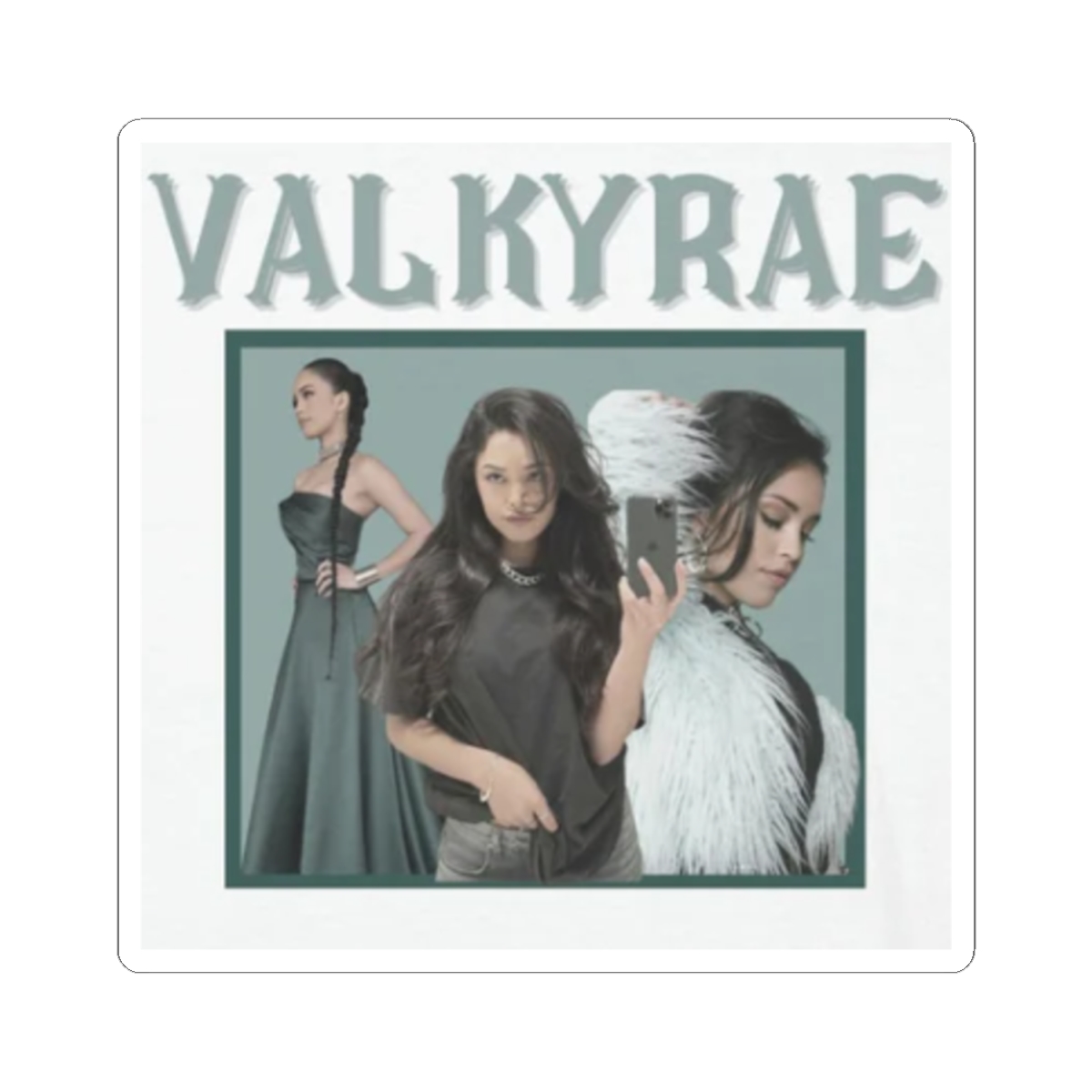 Valkyrae Portrait Sticker | Gamer Streamer Vinyl Kiss-Cut | Valkyrae - alternate angle 1, merchandise